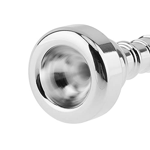 OriGlam Silver Plated Bb Trumpet Mouthpiece (5C) - Image 3