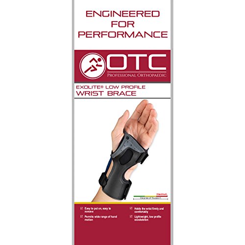 OTC Wrist Brace, Molded Exoskeleton, Medium - Image 4