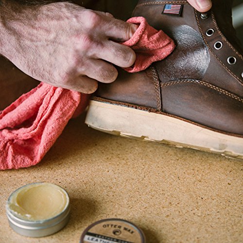 Otter Wax Leather Salve 2oz All-Natural Conditioner - Image 5