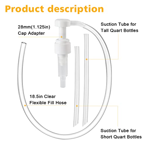 Ouzorp Fluid Pump For Quart Bottles - 5cc - Image 2