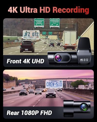 OVAMAN K600 4K Dash Cam With GPS - Image 2