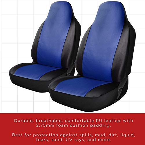 OxGord Car Seat Cover - PU Leather Two Toned - Image 3