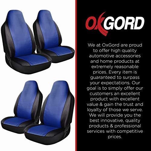 OxGord Car Seat Cover - PU Leather Two Toned - Image 5