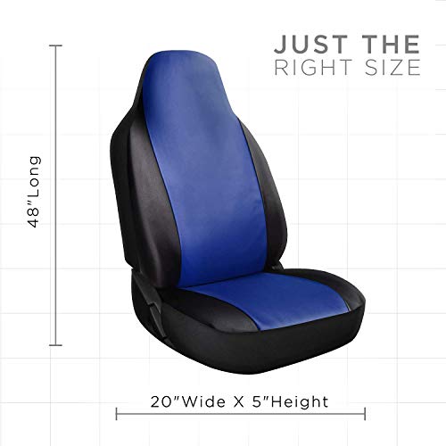 OxGord Car Seat Cover - PU Leather Two Toned - Image 2