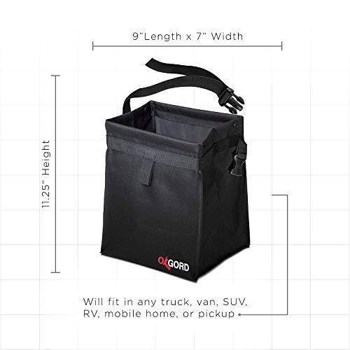 OxGord Leak-Proof Car Trash Can - Waterproof - Image 4