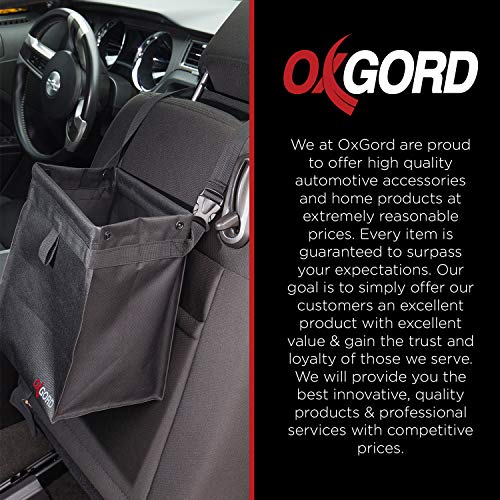 OxGord Leak-Proof Car Trash Can - Waterproof - Image 5