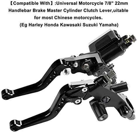PACEWALKER Universal Motorcycle Handlebar Brake Master Cylinder Set - Image 3