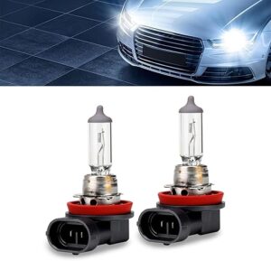 Yumfugu Pack-2 Car H11 Halogen Bulb Replacement