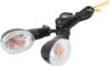 Estink Pack Of 2 Motorcycle Turn Light Lamp (Black White)