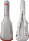 audioShark Padded Soft Gray Bass Guitar Bag