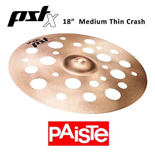 Paiste 18-Inch PST X Swiss Crash Cymbal - Image 2