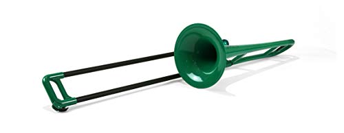 pBone Plastic Trombone With Carrying Bag - Green - Image 4