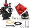 nibbi PE22 Carburetor With 48mm Air Filters Kit