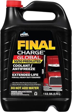 Belgrade Peak Final Charge Global 50/50 Prediluted Antifreeze, 1 Gal
