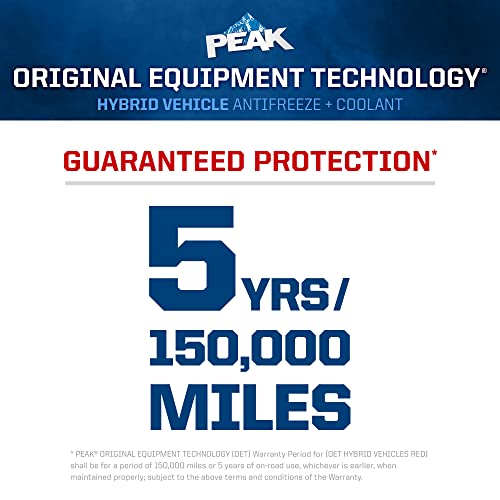 PEAK OET Red 50/50 Antifreeze Coolant, 1 Gal - Image 3