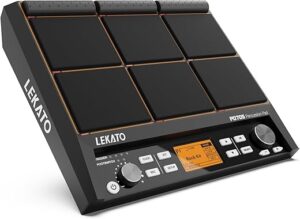 LEKATO Percussion Sample Pad With 9 Velocity-Sensitive Pads