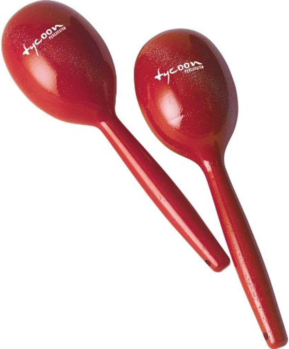 Tycoon Percussion Percussion Wood Maracas - Red Diamond