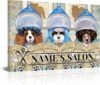 Personalized Salon Sign With Name Wall Art