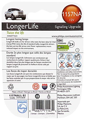 Philips automotive lighting 1157NALLB2 LongerLife Miniature Bulb, 2 Pack - Image 5