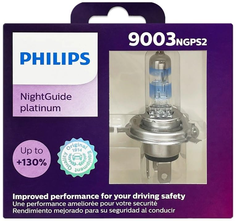 Philips automotive lighting Automotive Lighting 9003 NightGuide Headlight Bulbs - Image 2