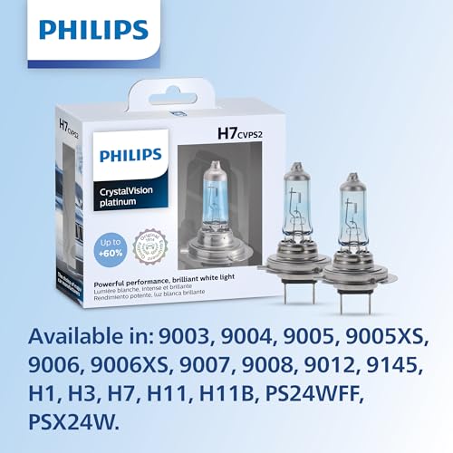 Philips automotive lighting CrystalVision Platinum 9003 Headlight Bulb, 2-Pack - Image 5