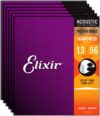 Elixir Phosphor Bronze Nanoweb 16102 Medium Guitar Strings