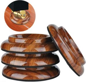 TOPCHANCES Piano Caster Cups With Anti-Slip Foam