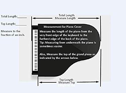 Piano Covers and More!!! ~ Grand Piano Protective Covers Model F308 Grand Piano Cover Bundle - Image 3