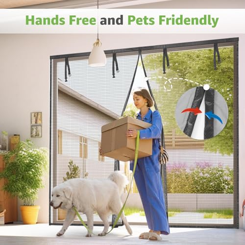 PICK FOR LIFE 16x7 Ft Magnetic Garage Door Screen - Image 5