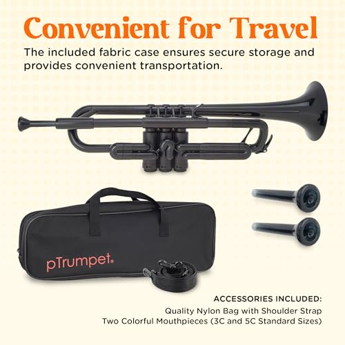 PINSTRUMENTS Plastic Trumpet With Bb Authentic Sound - Image 5