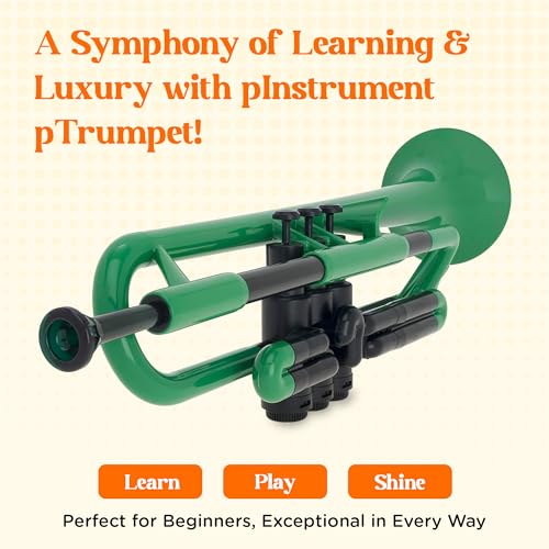 PINSTRUMENTS Plastic Trumpet With Carrying Bag - Image 2