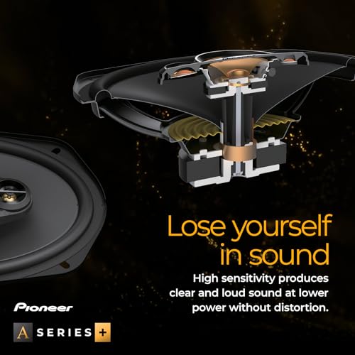 Pioneer 4-Way Coaxial Car Audio Speakers, TS-A1681F - Image 5