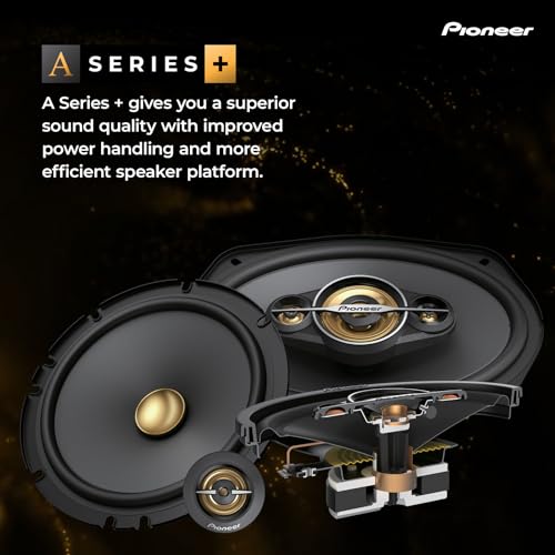 Pioneer 4-Way Coaxial Car Audio Speakers, TS-A1681F - Image 2