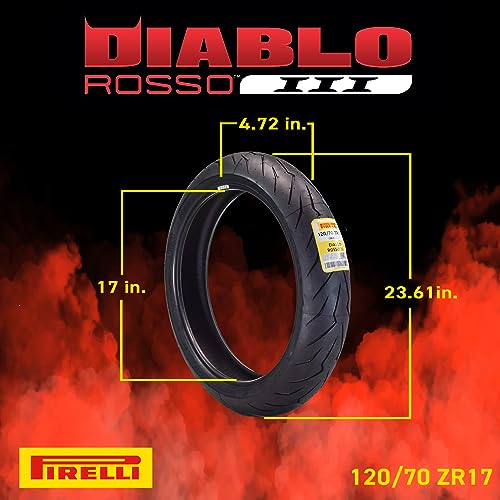 Pirelli Diablo Rosso III Motorcycle Tires 2 Pack - Image 2