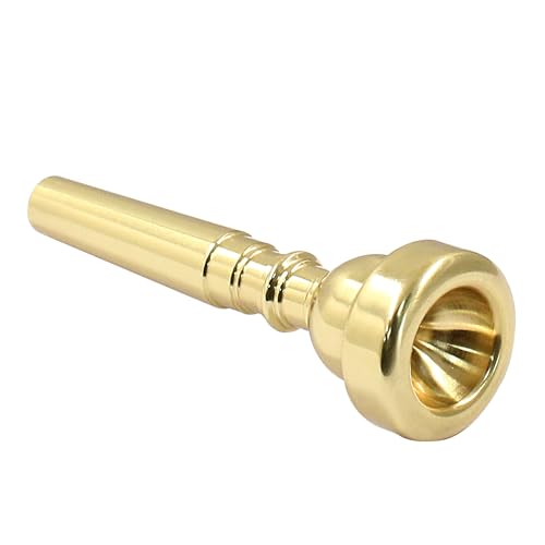 Piutouyar Trumpet Mouthpiece Gold Plated Replacement - Image 5
