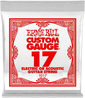 Ernie Ball Plain Steel .017 Guitar String