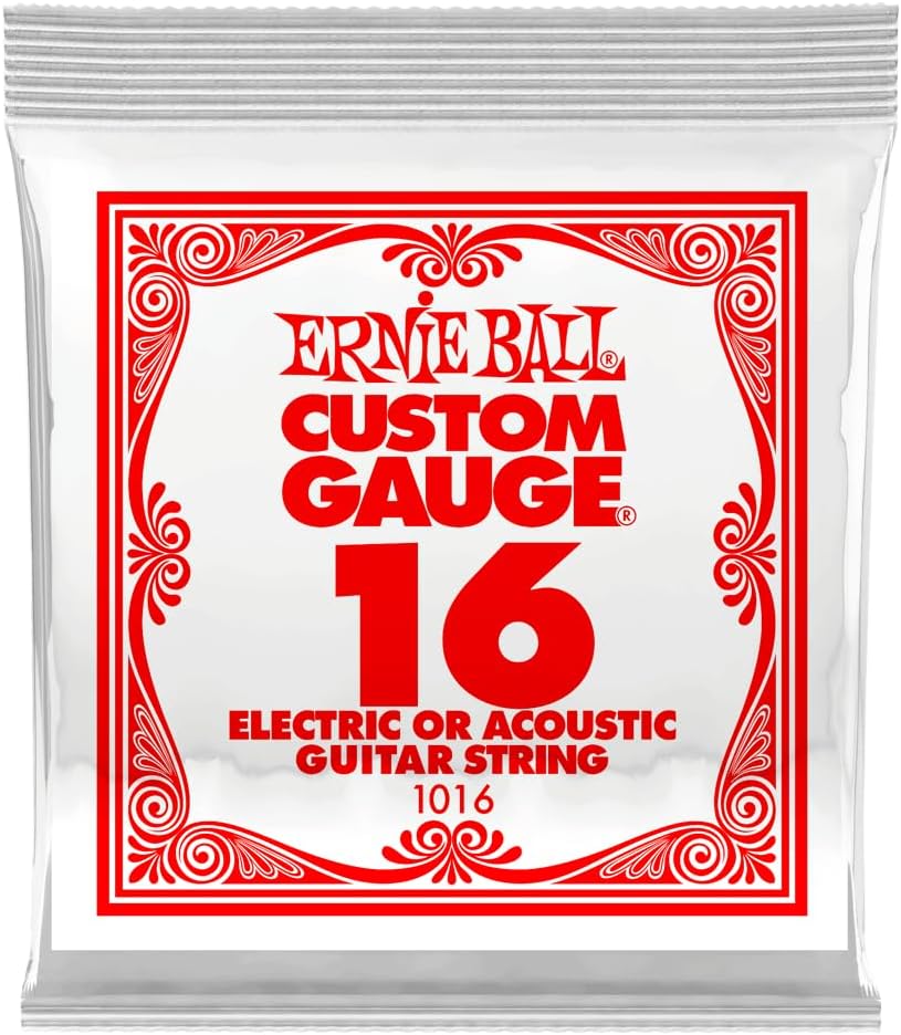Ernie Ball Plain Steel Electric/Acoustic Guitar String