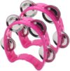 Cheerock Plastic Handheld Tambourines with Bells