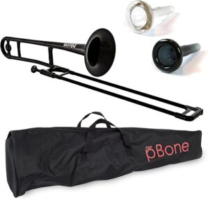 pBone Plastic Trombone With Mouthpieces & Bag
