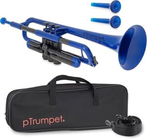 PINSTRUMENTS Plastic Trumpet With Accessories | Blue