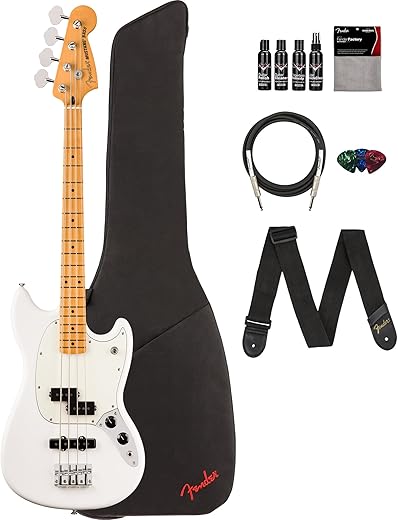 Fender Player II Mustang Bass PJ Bundle