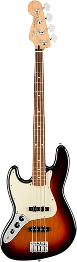 Fender Player Jazz Bass, Sunburst, Left-Handed