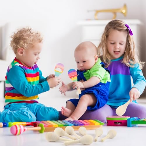 PLULON Mini Wooden Maracas With Painting Tools - Image 5
