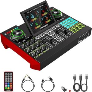 tenlamp Podcast Equipment Bundle USB Audio Interface
