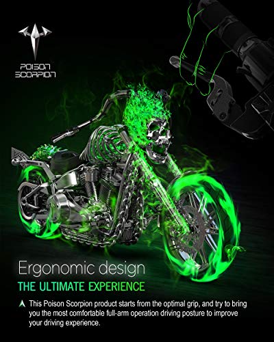 POISON SCORPION Black Motorcycle Brake Clutch Levers H1-521 - Image 4