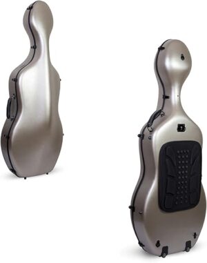 Crossrock Poly Carbon Composite Cello Case, 4/4 Size (CRF1000CEFCHHT)