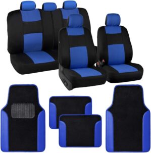 BDK PolyPro Blue Car Seat Covers Set