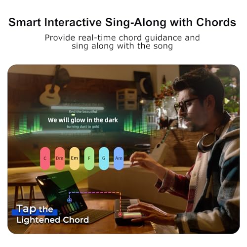 POPUPIANO Smart Piano Keyboard With Rainbow Keys - Image 4