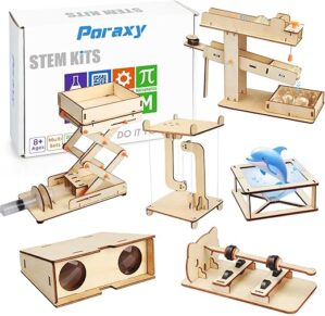 Poraxy 6 In 1 STEM Kits for Kids Age 8-10