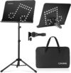 CAHAYA Portable Adjustable Dual-Use Sheet Music Stand